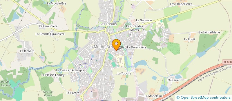 localisation de l'entreprise LIBERTA  LES ACHARDS