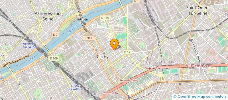 localisation de l'entreprise LIBERTA à CLICHY