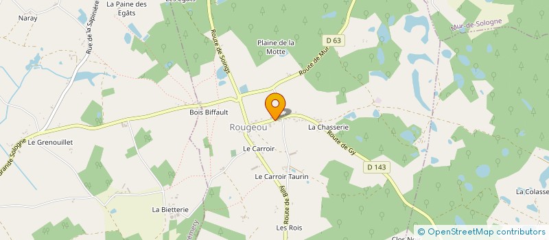 localisation de l'entreprise LIBERTA SANTE  ROUGEOU