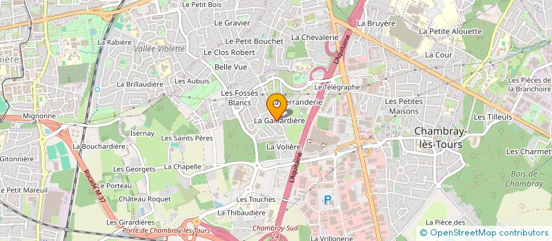 localisation de l'entreprise LIBERTAD  CHAMBRAY-LES-TOURS