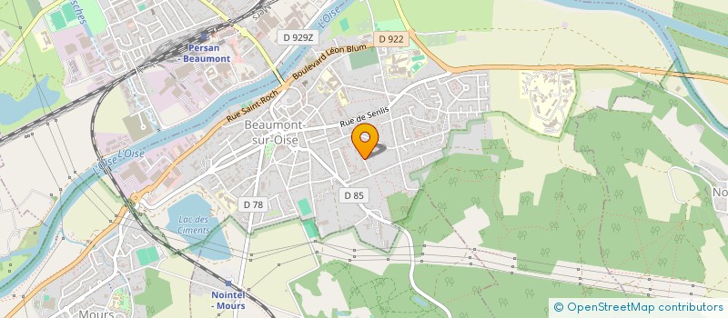 localisation de l'entreprise LIBERTALIA CENDRES  BEAUMONT-SUR-OISE