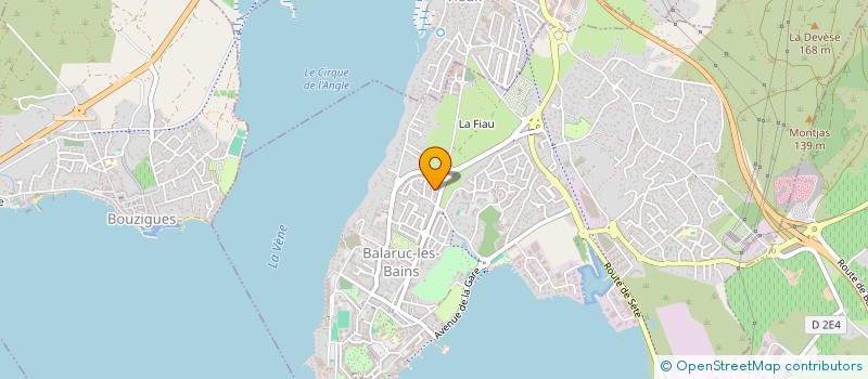 localisation de l'entreprise LIBERTALIA COMMUNITY  BALARUC LES BAINS