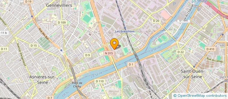 localisation de l'entreprise LIBERTAS à ASNIERES-SUR-SEINE