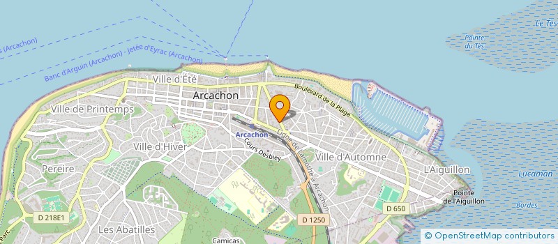 localisation de l'entreprise LIBERTAS FINANCIAL ENGINEERINGS à ARCACHON