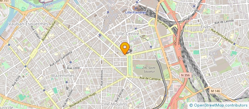 localisation de l'entreprise LIBERTE 140  LILLE