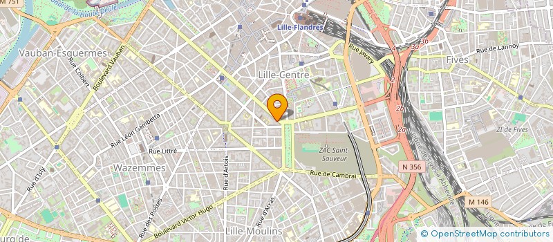 localisation de l'entreprise LIBERTE 140 BIS à LILLE