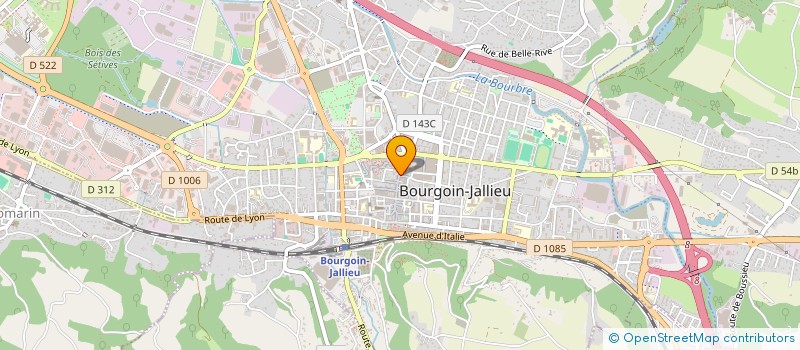 localisation de l'entreprise LIBERTE à BOURGOIN-JALLIEU