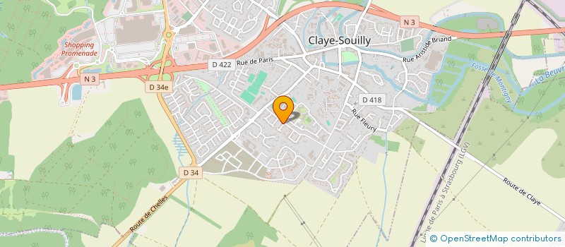 localisation de l'entreprise LIBERTE  CLAYE-SOUILLY