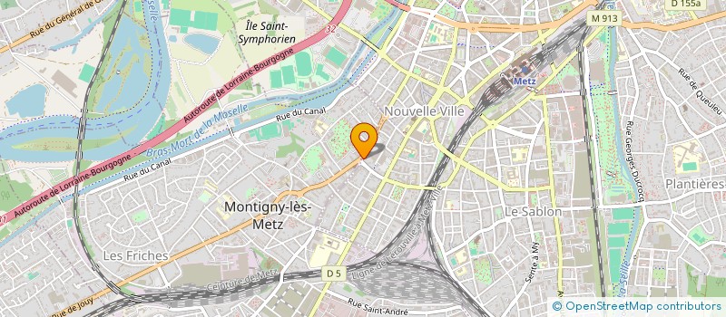 localisation de l'entreprise LIBERTE à METZ