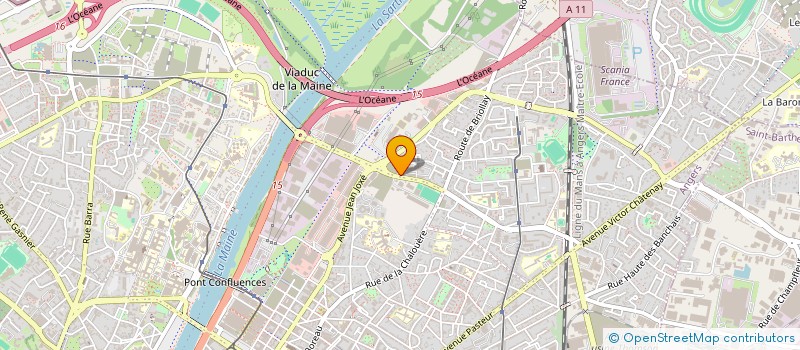 localisation de l'entreprise LIBERTE à ANGERS