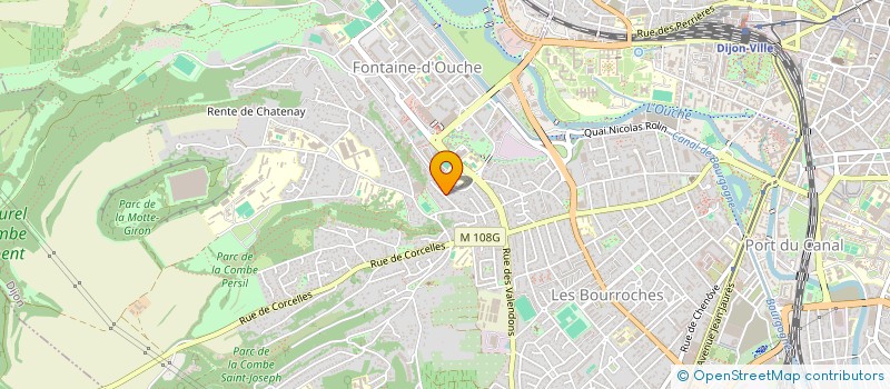 localisation de l'entreprise LIBERTE 9 à DIJON