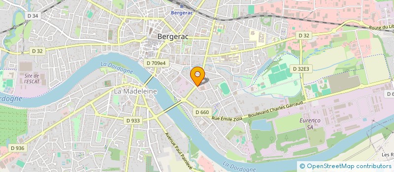 localisation de l'entreprise LIBERTE à BERGERAC