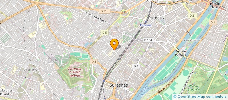 localisation de l'entreprise LIBERTE à SURESNES