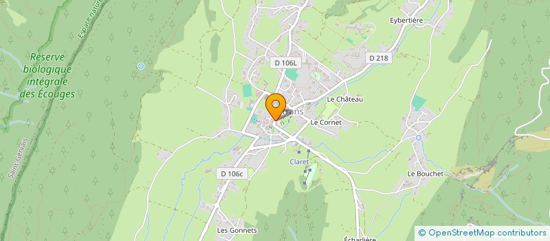 localisation de l'entreprise LIBERTE  AUTRANS-MEAUDRE EN VERCORS