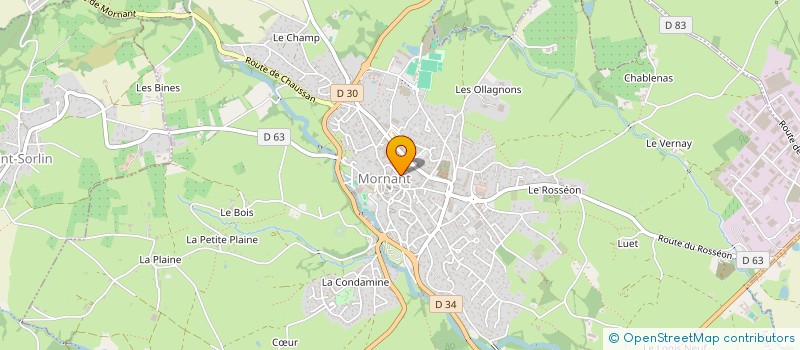 localisation de l'entreprise LIBERTE BAJARD  MORNANT