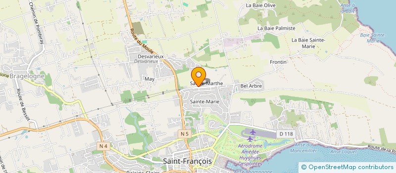 localisation de l'entreprise LIBERTE BIEN-ETRE SPORT  SAINT-FRANCOIS