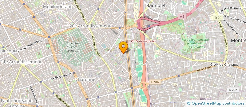 localisation de l'entreprise LIBERTE COMMUNICATION SERVICE  PARIS