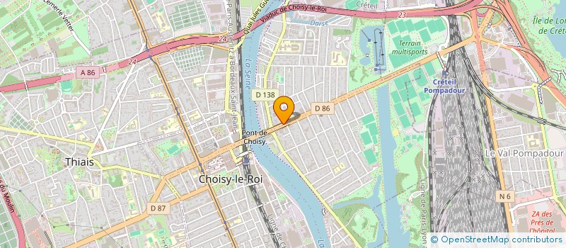 localisation de l'entreprise LIBERTE D'AGIR SCOLAIRE à CHOISY-LE-ROI