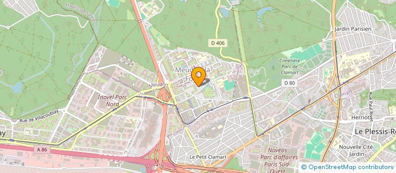 localisation de l'entreprise LIBERTE DES MOTIONS  MEUDON