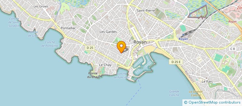 localisation de l'entreprise LIBERTE DETENTE REUSSITE EN FORME à ROYAN