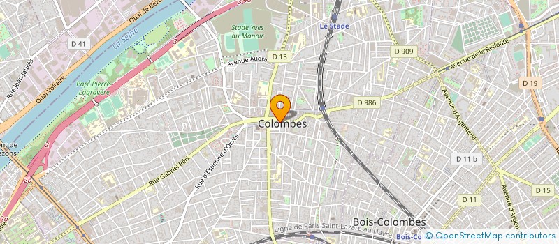 localisation de l'entreprise LIBERTE DISTRIBUTION à COLOMBES