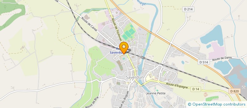 localisation de l'entreprise LIBERTE DU RESIDENT EN INSTITUTION REGION MIDI-PYRENEES à SAVERDUN