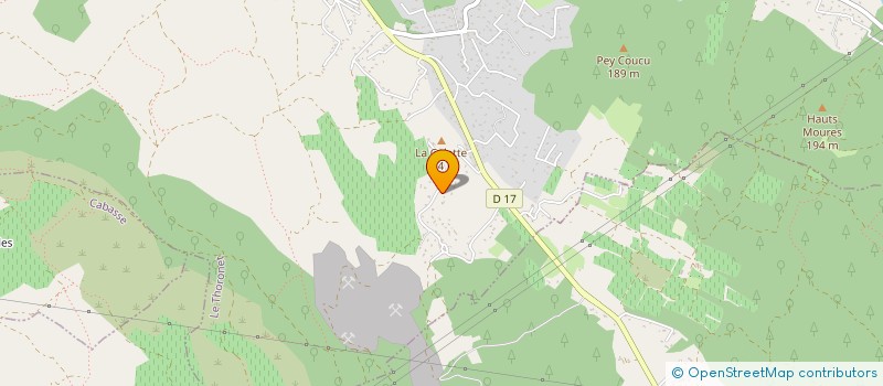 localisation de l'entreprise LIBERTE DVD  LE THORONET