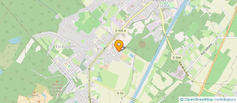 localisation de l'entreprise LIBERTE EGALITE ACCESSIBILITE LEA  ESCAUTPONT