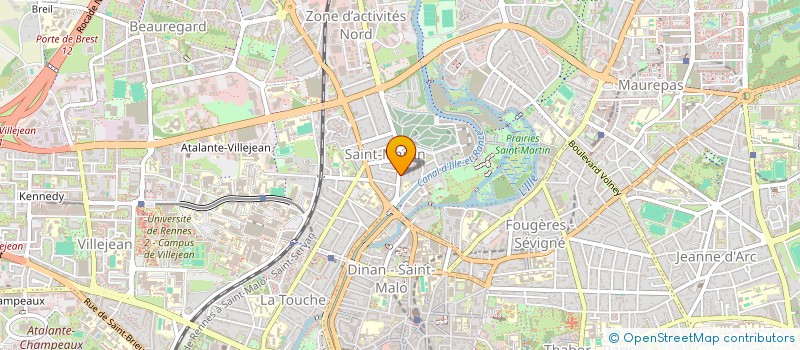 localisation de l'entreprise LIBERTE FERMETURES à RENNES