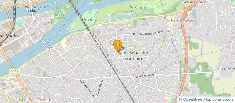 localisation de l'entreprise LIBERTE FLEURIE à SAINT-SEBASTIEN-SUR-LOIRE