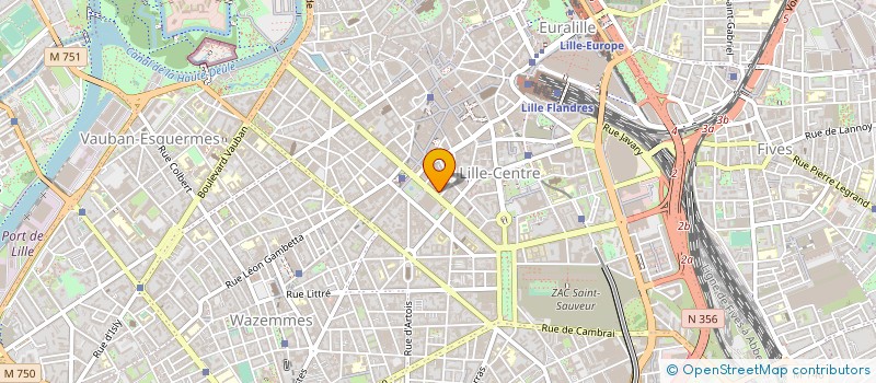 localisation de l'entreprise LIBERTE INVEST à LILLE