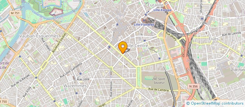 localisation de l'entreprise LIBERTE INVESTISSEMENT  LILLE