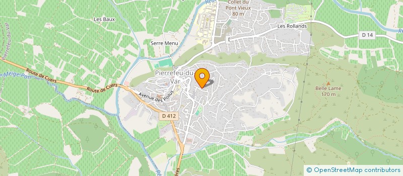 localisation de l'entreprise LIBERTE MUSIC  PIERREFEU-DU-VAR