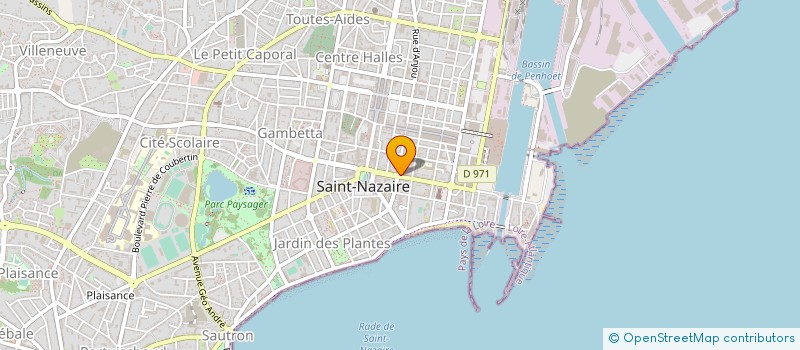 localisation de l'entreprise LIBERTE PRODUCTION à SAINT-NAZAIRE