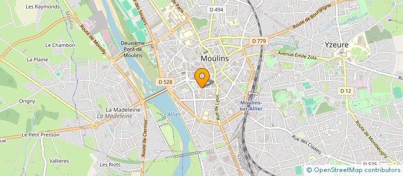 localisation de l'entreprise LIBERTE SANTE à MOULINS