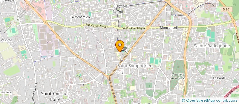 localisation de l'entreprise LIBERTE SOLIDARITE TOURAINE (LST)  TOURS