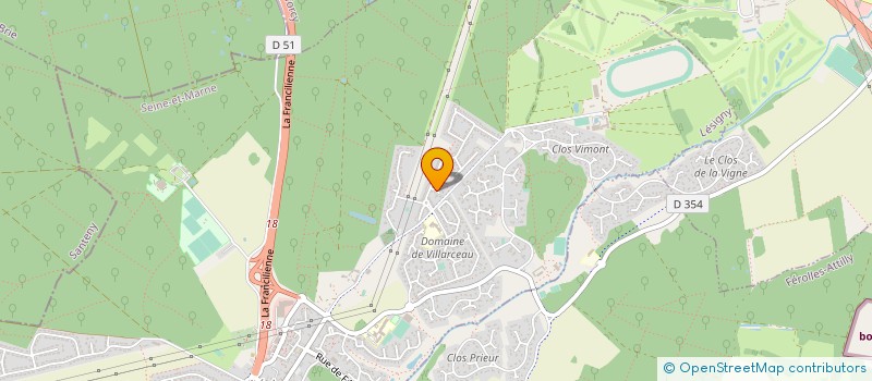 localisation de l'entreprise LIBERTE TP  FEROLLES-ATTILLY