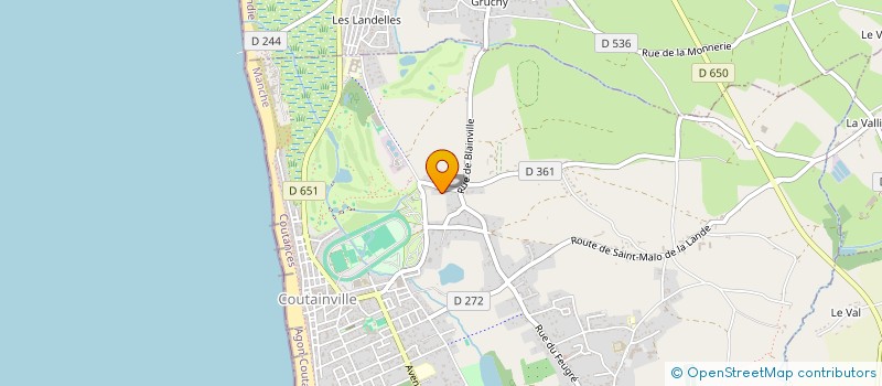 localisation de l'entreprise LIBERTES LITTERAIRES  AGON-COUTAINVILLE