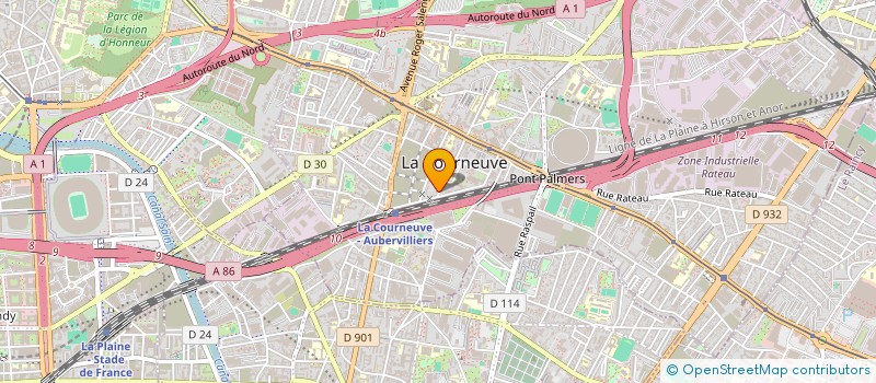 localisation de l'entreprise LIBERTHET EDITIONS à LA COURNEUVE
