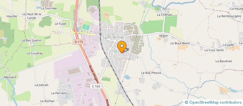 localisation de l'entreprise LIBERTIA PAYSAGE SERVICES  SAINT-ARMEL