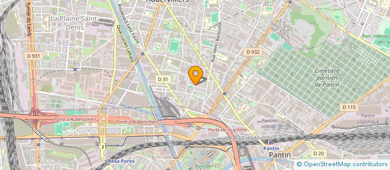 localisation de l'entreprise LIBERTINES à AUBERVILLIERS