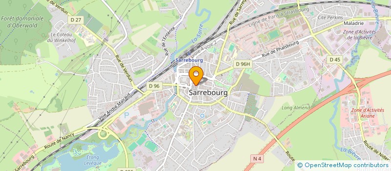 localisation de l'entreprise LIBERTIVAP à SARREBOURG