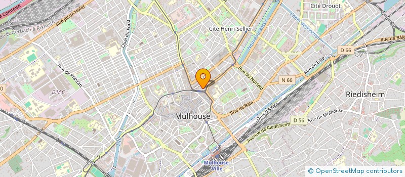 localisation de l'entreprise LIBERTO à MULHOUSE