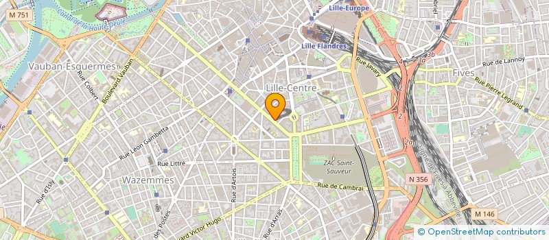 localisation de l'entreprise LIBERTY - 211 à LILLE
