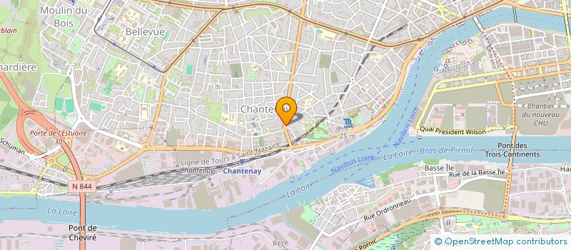 localisation de l'entreprise LIBERTY à NANTES