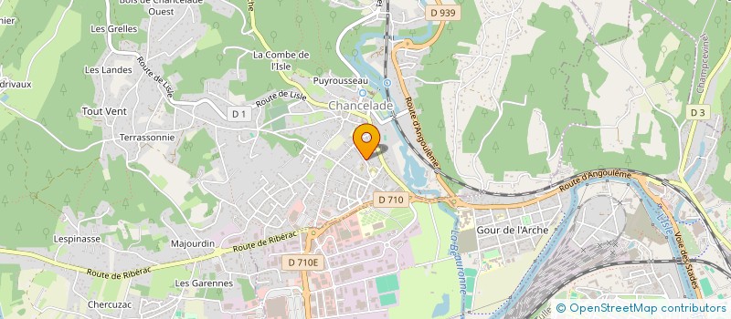 localisation de l'entreprise LIBERTY  CHANCELADE