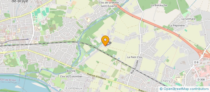 localisation de l'entreprise LIBERTY à CHECY