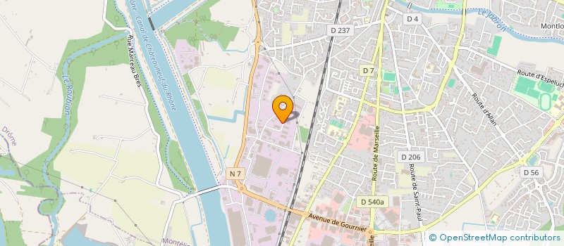 localisation de l'entreprise LIBERTY  MONTELIMAR