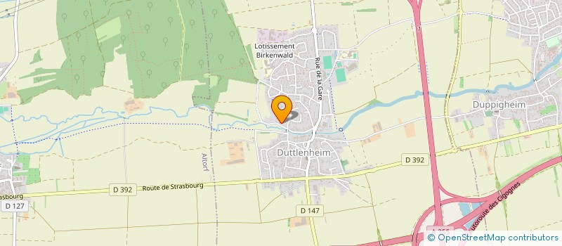 localisation de l'entreprise LIBERTY  DUTTLENHEIM