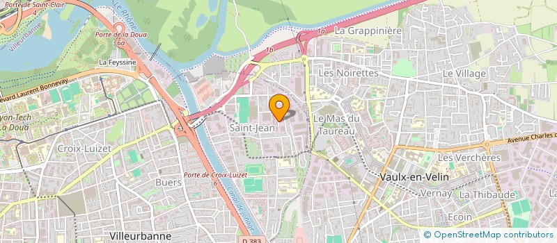 localisation de l'entreprise LIBERTY  VILLEURBANNE